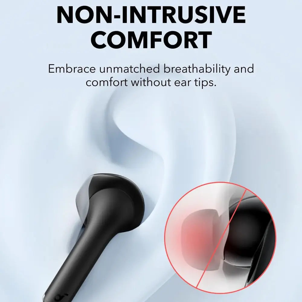 Anker Soundcore K20i Semi-in-Ear Wireless Earbuds - black