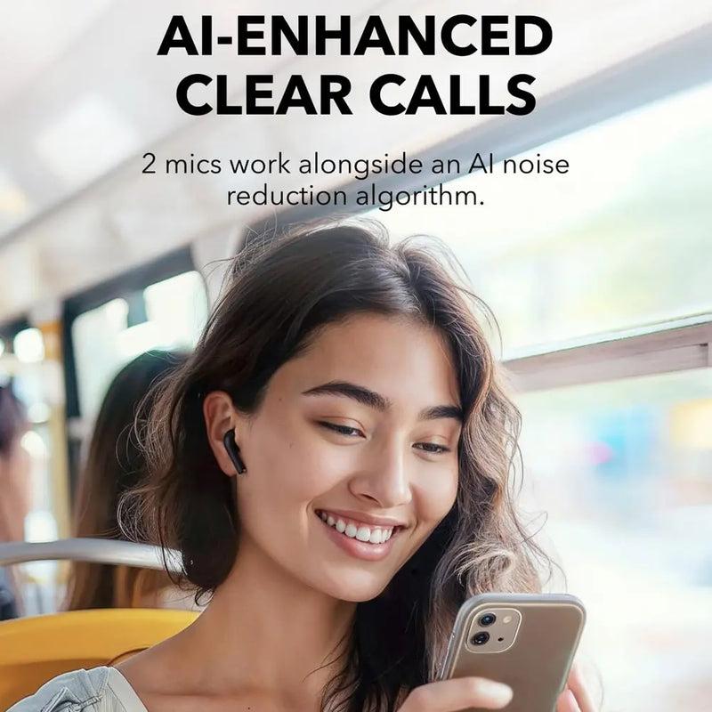 Anker Soundcore K20i Semi-in-Ear Wireless Earbuds - black