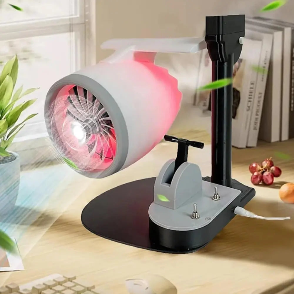 Nikola Turbo Engine Jet Fan Humidifier Turbine Fan 50ml Capacity USB Powered