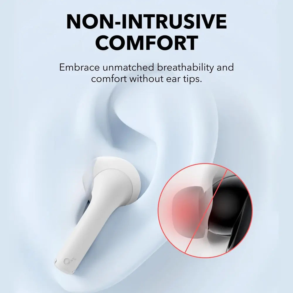 Anker Soundcore K20i Semi-in-Ear Earbuds- White