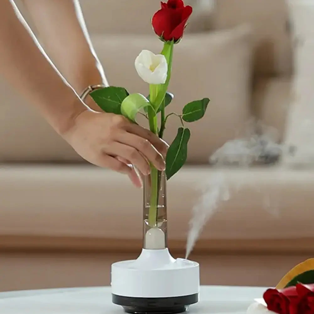 Minimondo Time Vase Humidifier Smart LED Room & Home Fragrance Ultrasonic Humidifier 250ml USB-Powered