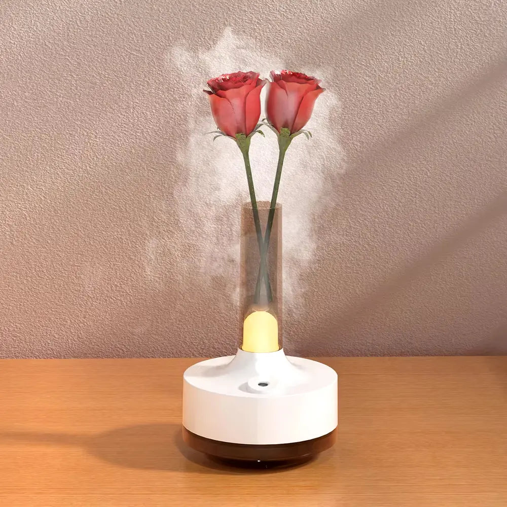 Minimondo Time Vase Humidifier Smart LED Room & Home Fragrance Ultrasonic Humidifier 250ml USB-Powered