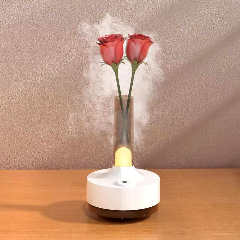 Minimondo Time Vase Humidifier Smart LED Room & Home Fragrance Ultrasonic Humidifier 250ml USB-Powered