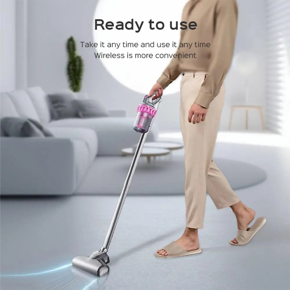 4 in 1 Wireless Mite Removal Vacuum Cleaner 10,000Pa Suction HEPA Filter Rechargeable Battery