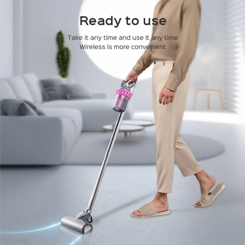 4 in 1 Wireless Mite Removal Vacuum Cleaner 10,000Pa Suction HEPA Filter Rechargeable Battery