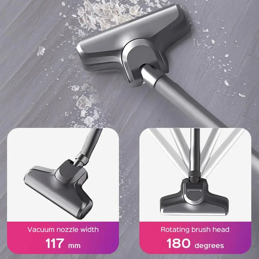 4 in 1 Wireless Mite Removal Vacuum Cleaner 10,000Pa Suction HEPA Filter Rechargeable Battery