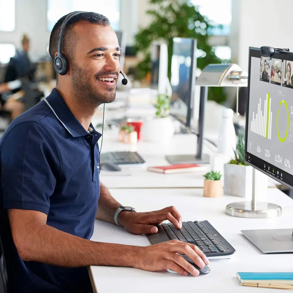 Logitech H111 Stereo Headset -Black