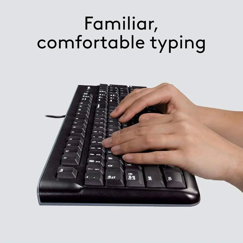 Logitech MK120 Wired Keyboard and Mouse Combo