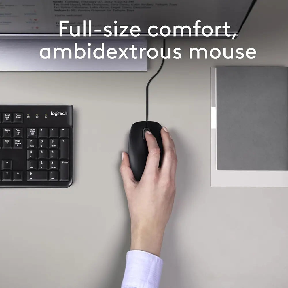 Logitech MK120 Wired Keyboard and Mouse Combo