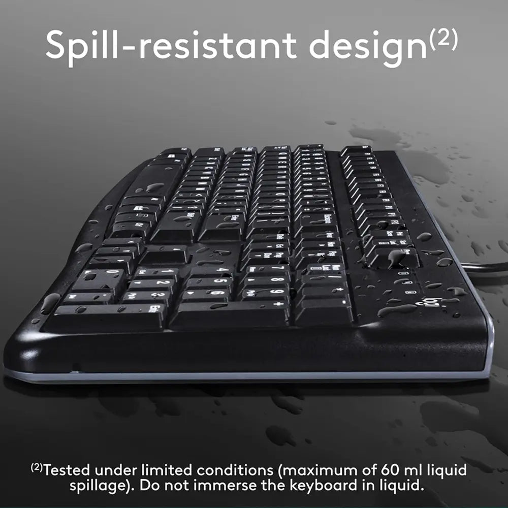 Logitech MK120 Wired Keyboard and Mouse Combo