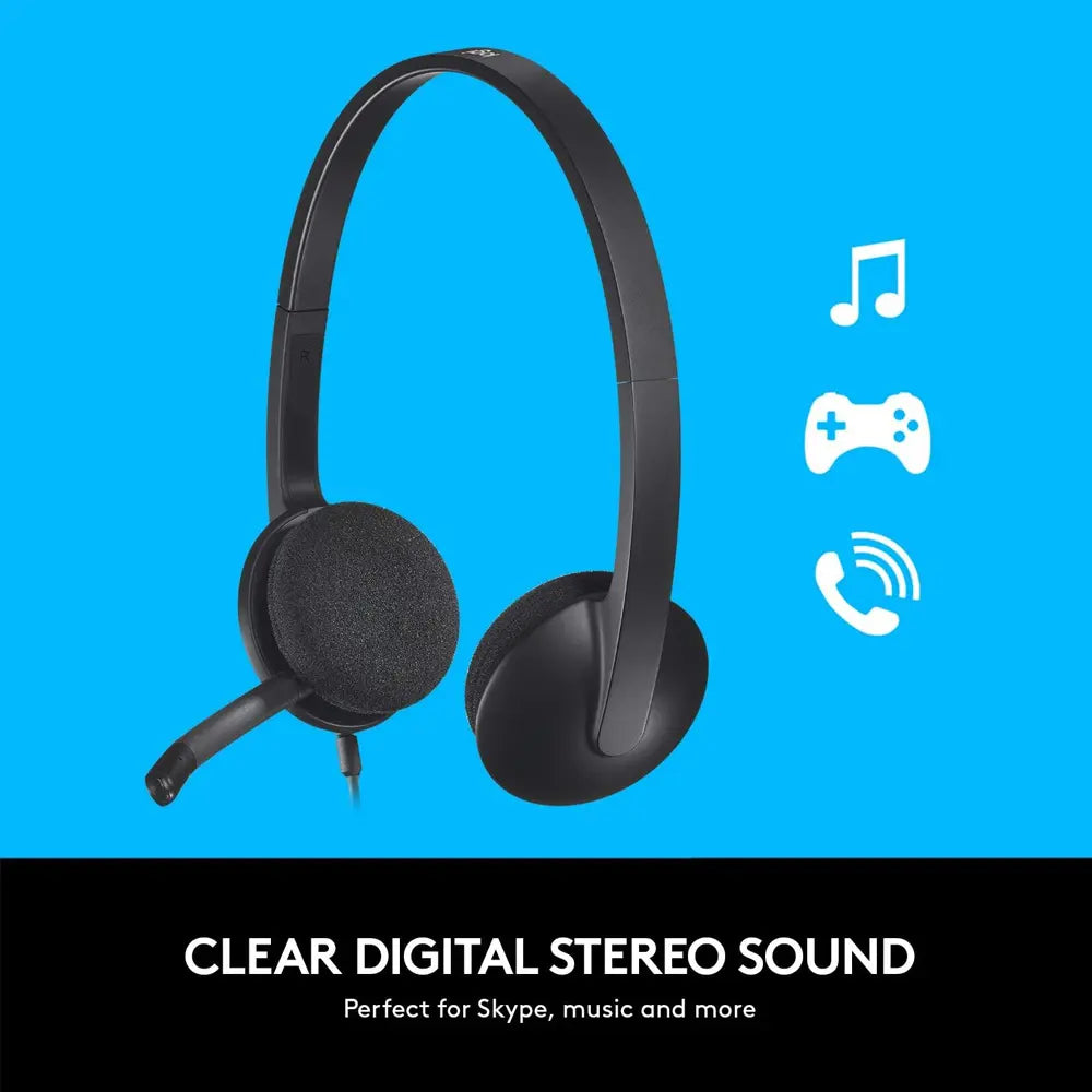 Logitech H340 USB Computer Headset