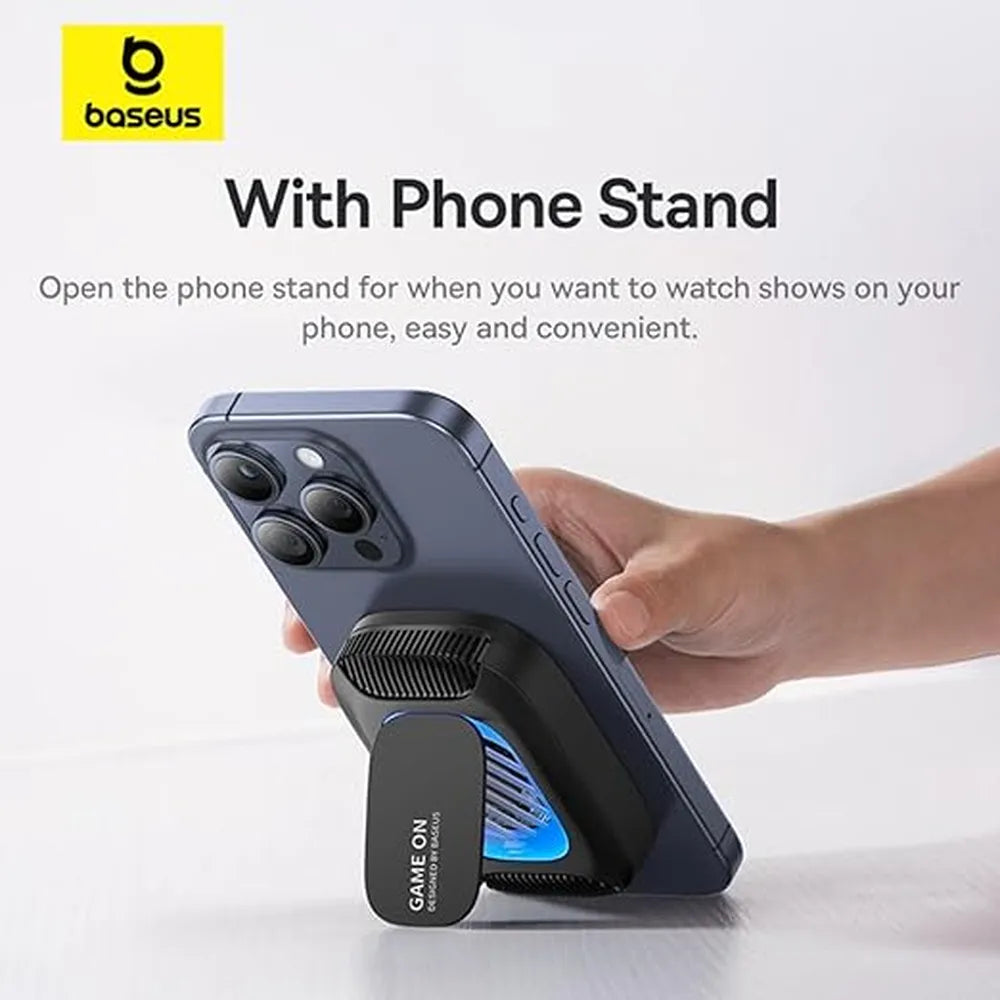 Baseus MagPro II Series Ultra-Thin Magnetic Phone Cooler with Wireless Charger Edition - Black
