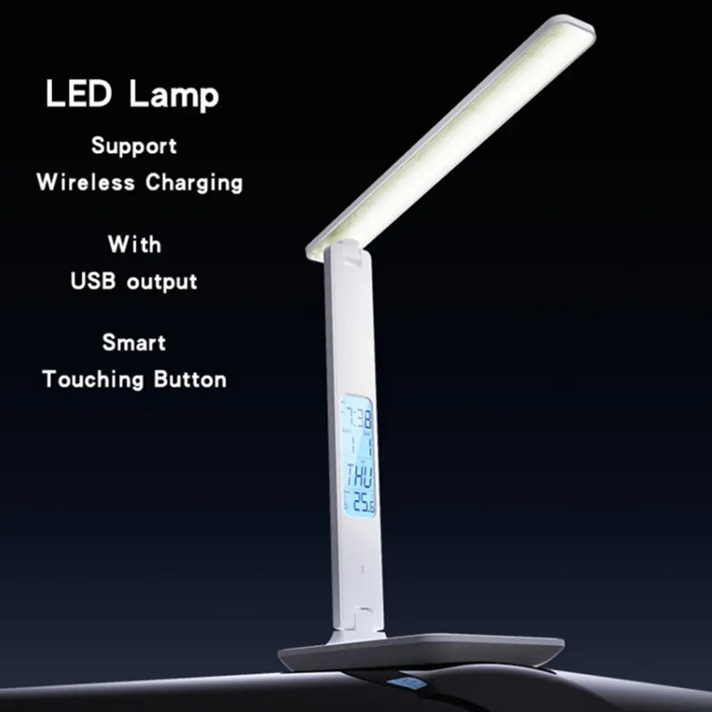 Yesido Foldable Desk Lamp With LCD Function, 10W Wireless Charging -DS20