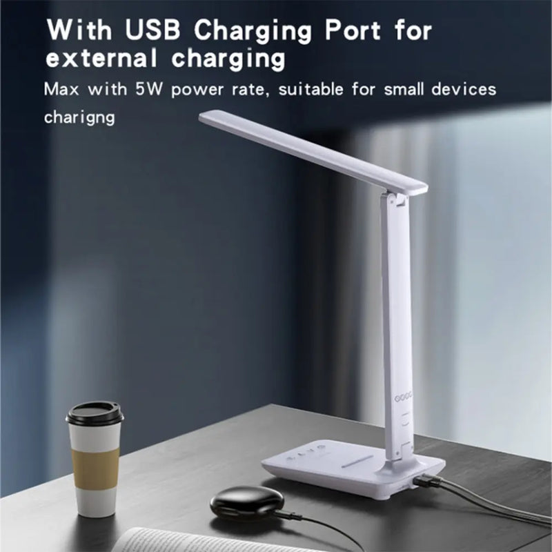Yesido Foldable Desk Lamp With LCD Function, 10W Wireless Charging -DS20