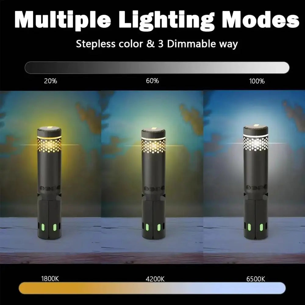 YL-302 Outdoor Camping Portable Adventure Lamp 10000mAh-Black