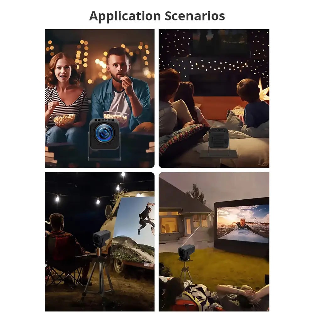 2 in 1 Smart Android 4K Projector with Classic Game Console-32GB