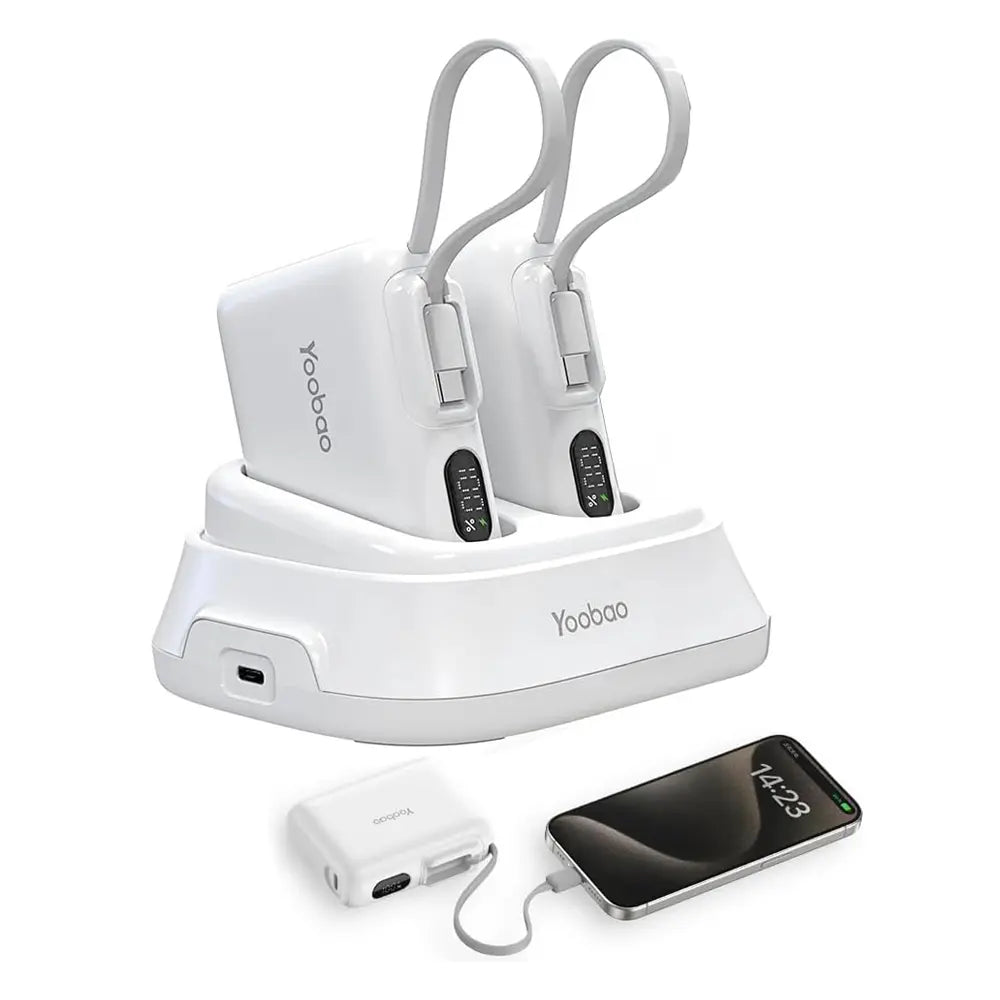 Yoobao 2 in 1 Charger Station 20,000mAh Capacity PD 20W Fast Charging USB-C Port