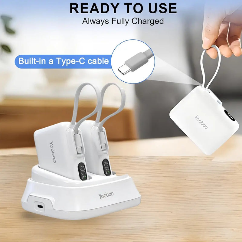 Yoobao 2 in 1 Charger Station 20,000mAh Capacity PD 20W Fast Charging USB-C Port
