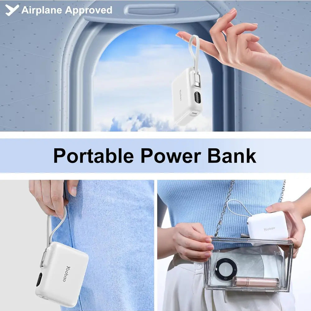 Yoobao 2 in 1 Charger Station 20,000mAh Capacity PD 20W Fast Charging USB-C Port