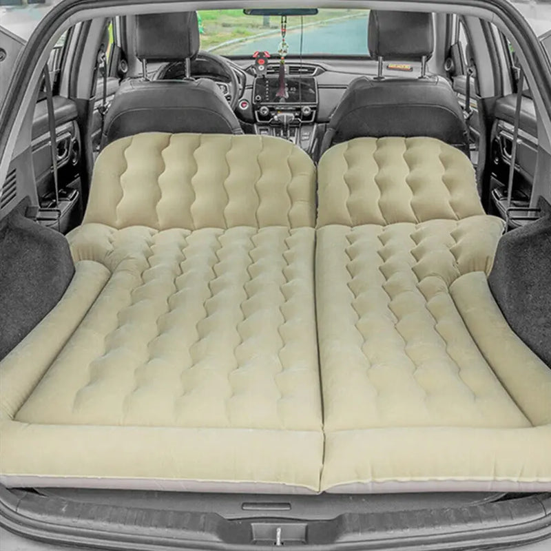 Car Air Bed Inflatable Mattress-Light Brown