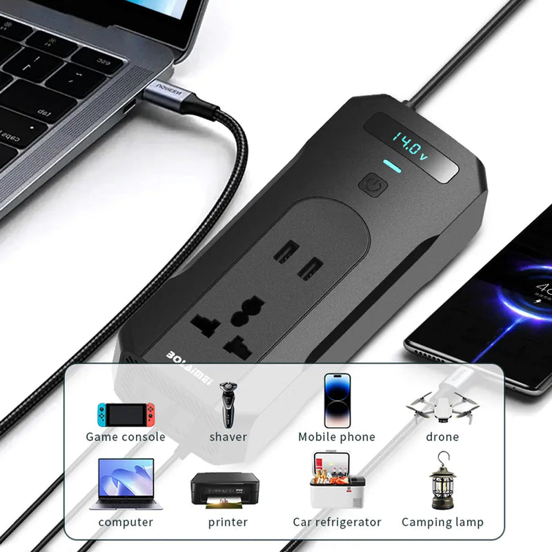 Bolaimei Car Power Inverter-200W