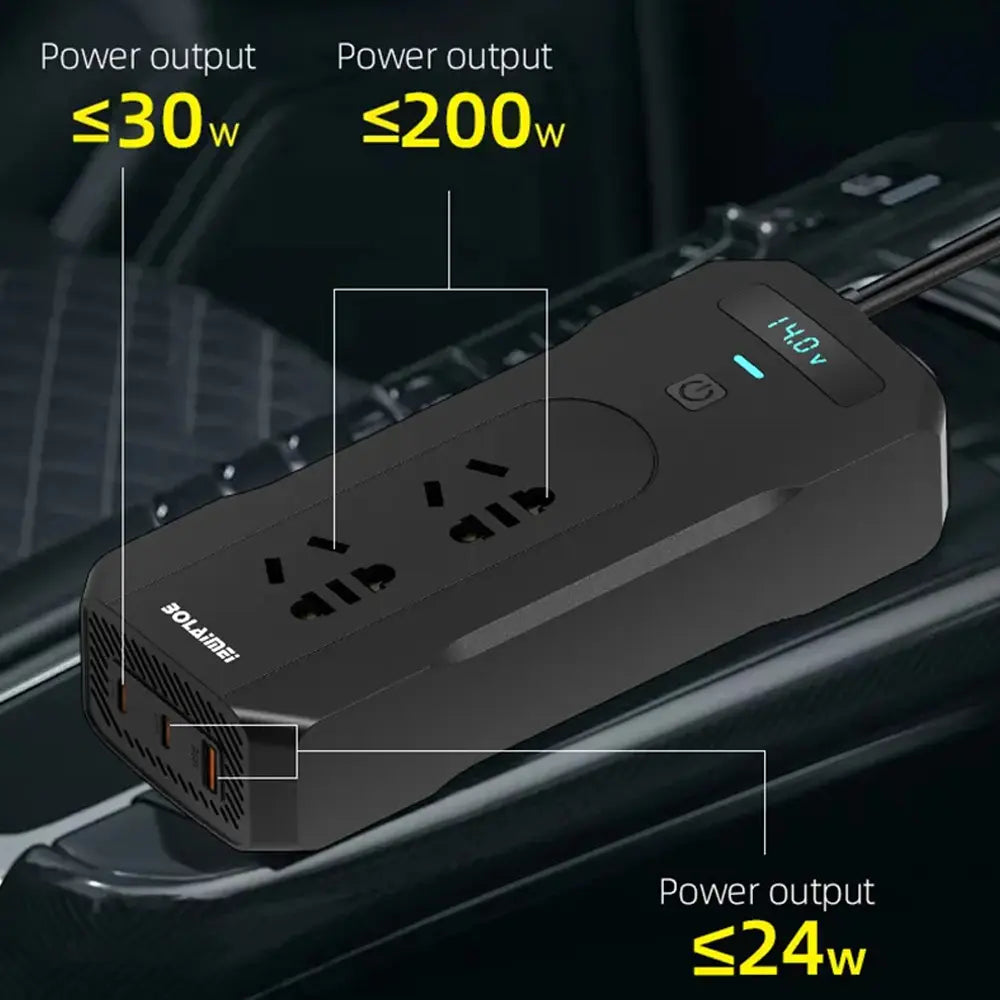 Bolaimei Car Power Inverter-200W