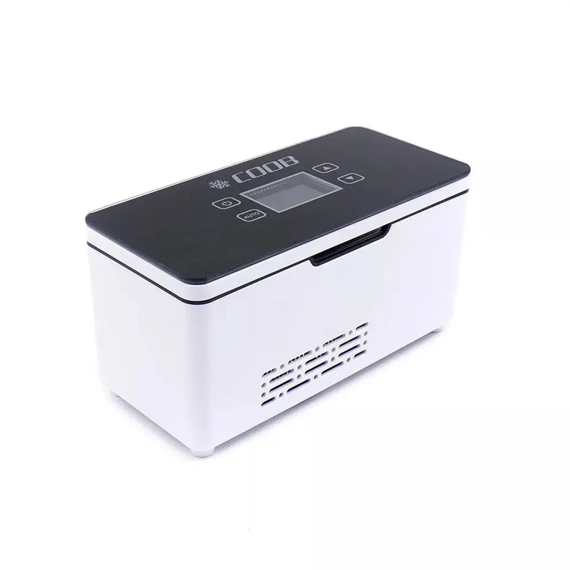 Coob Rechargeable Mini Portable Medical Fridge With LED Display 10600 mAh Battery 4–10H Runtime