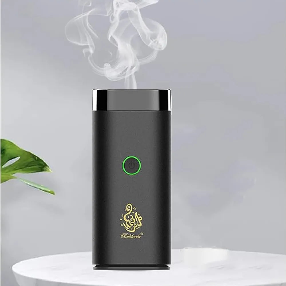 Rechargeable Electric Car Incense Burner Bakhoor Type-C Rechargeable – Black