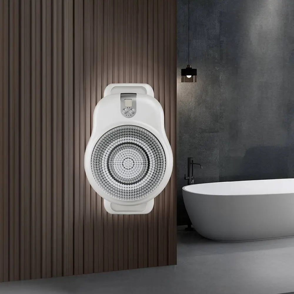 Porodo Lifestyle Wall Mounted Electric Back Scrub 22.5W Rated Power 2600mAh Battery  – White