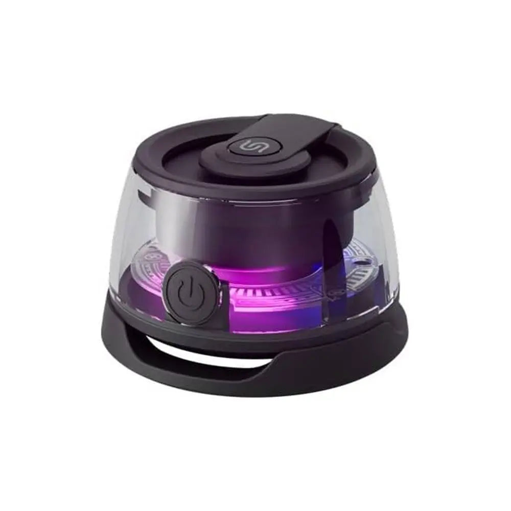 Porodo Soundtec Charme Magnetic Attachment Speaker with RGB Lights – Black
