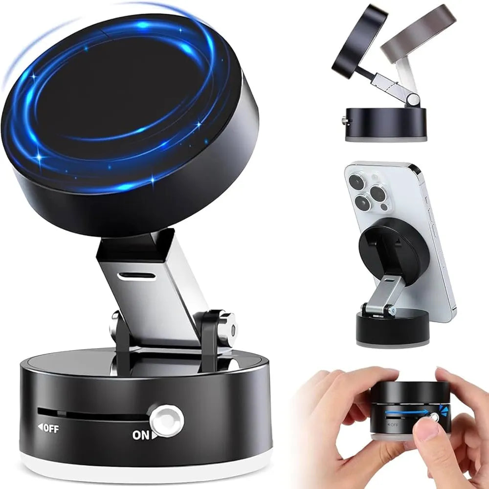 Portable A2 Vacuum Magnetic Suction Cup Holder with 5200 Gauss Magnetic Force
