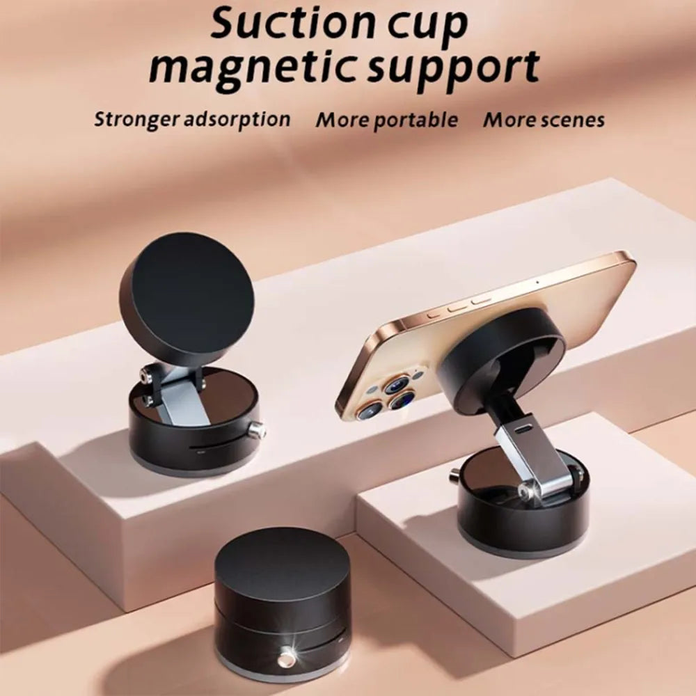 Portable A2 Vacuum Magnetic Suction Cup Holder with 5200 Gauss Magnetic Force