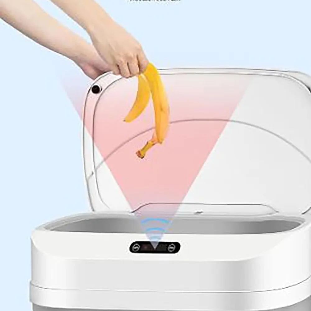 Motion Sensor Smart Trash Can 17.5L USB Rechargeable