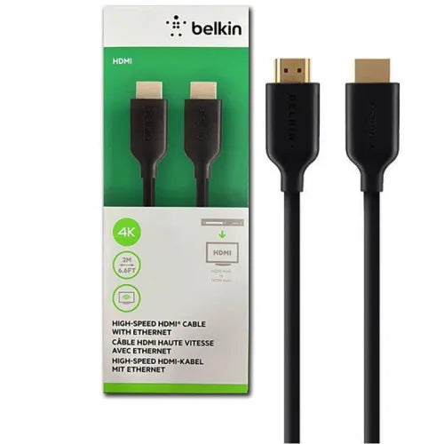 Belkin High Speed HDMI Cable with Ethernet 4K 2M