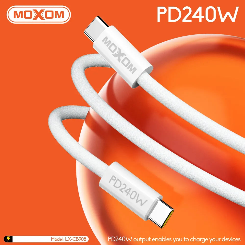 Moxom PD 240W Type C to Type C Charging Cable-2M