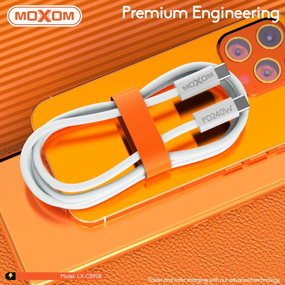 Moxom PD 240W Type C to Type C Charging Cable-2M