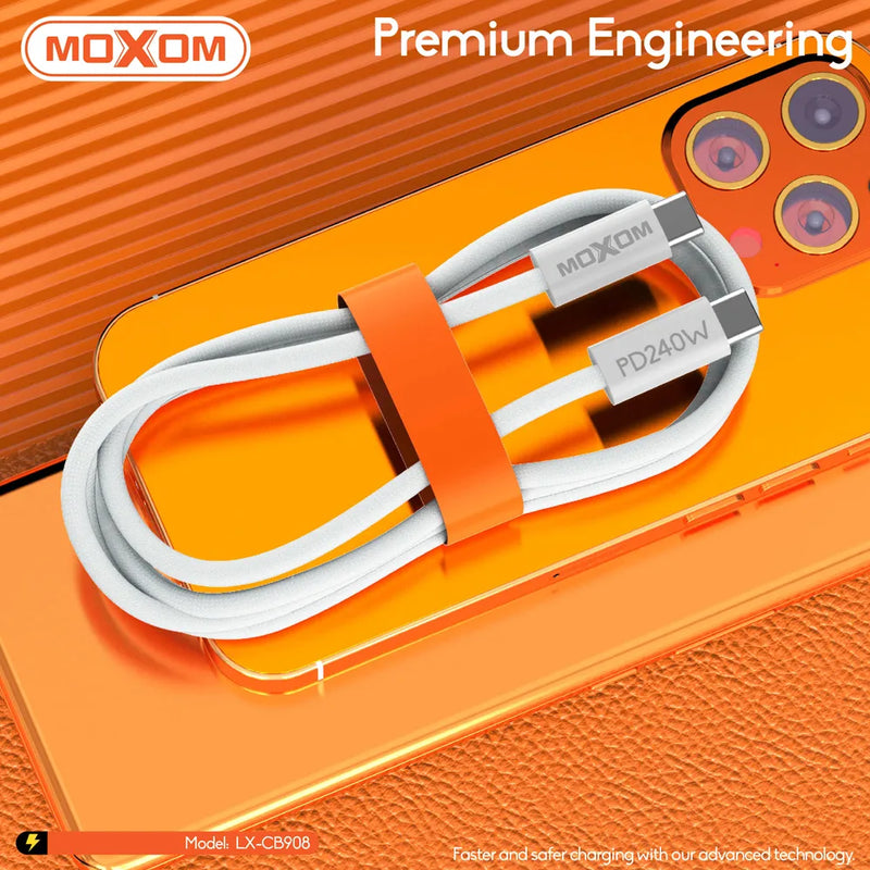 Moxom PD 240W Type C to Type C Charging Cable-2M