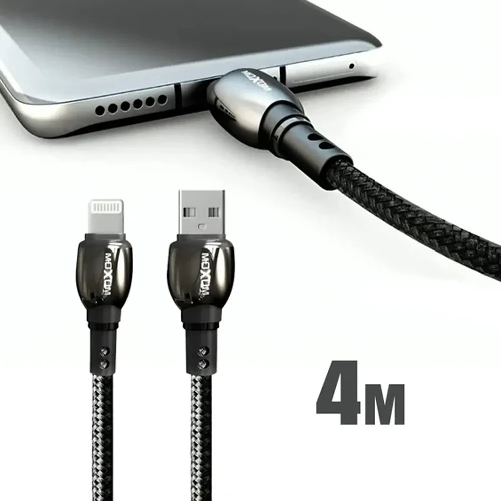 Moxom MX-CB44 Fast Charge USB to Lightning Cable-4M