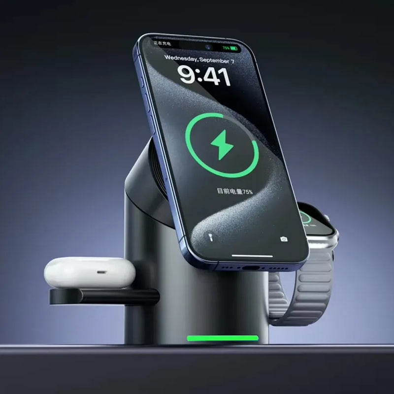 Qi2 3 in 1 Multifunction Magnetic Wireless Charger