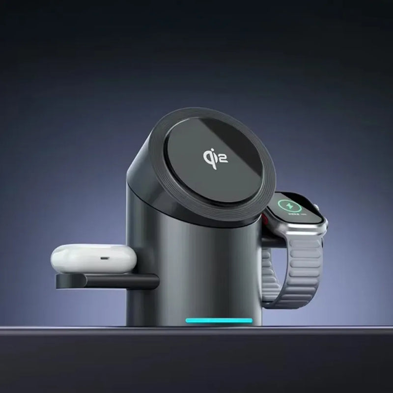 Qi2 3 in 1 Multifunction Magnetic Wireless Charger