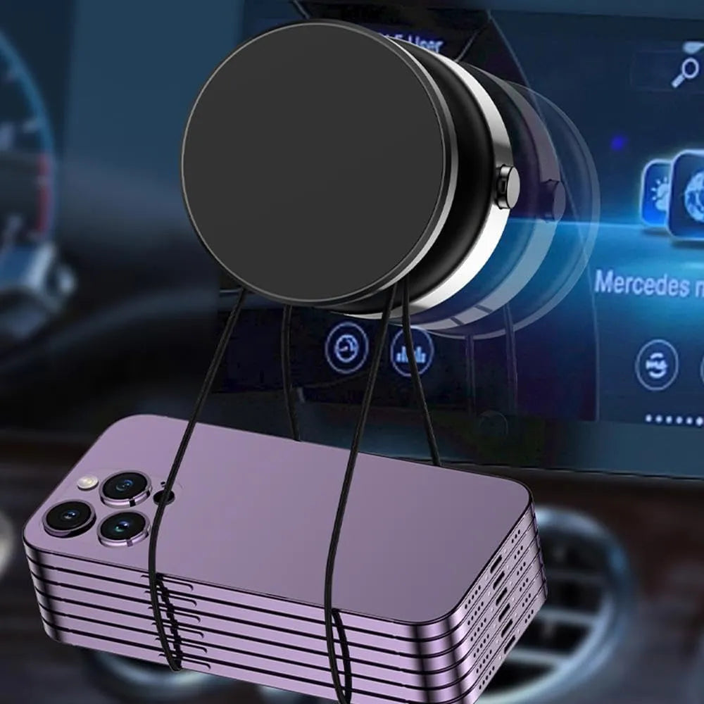 CZ18 - 360° Rotating Magnetic Phone Holder Stand with Wireless Charger 15W