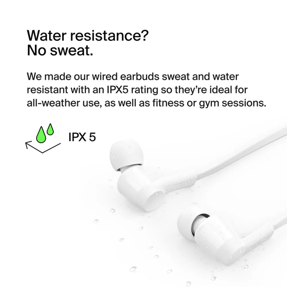 Belkin SoundForm Wired Earbuds with USB-C Connector