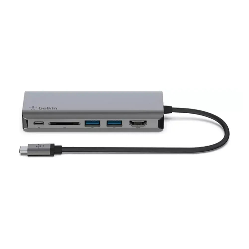 Belkin 6-in-1 Multiport Adapter Dock USB C Hub with 4K HDMI 100W