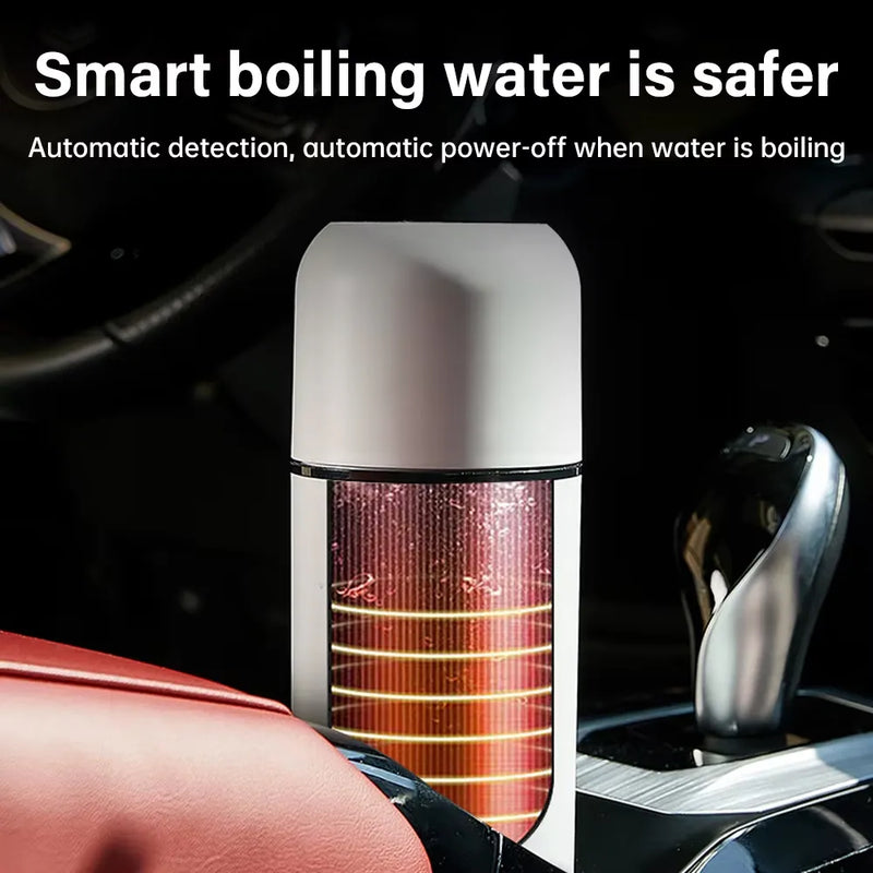 Electric Portable Coffee and Tea Car Heating Bottle Kettle with Automatic Stirring 30℃ to 100℃