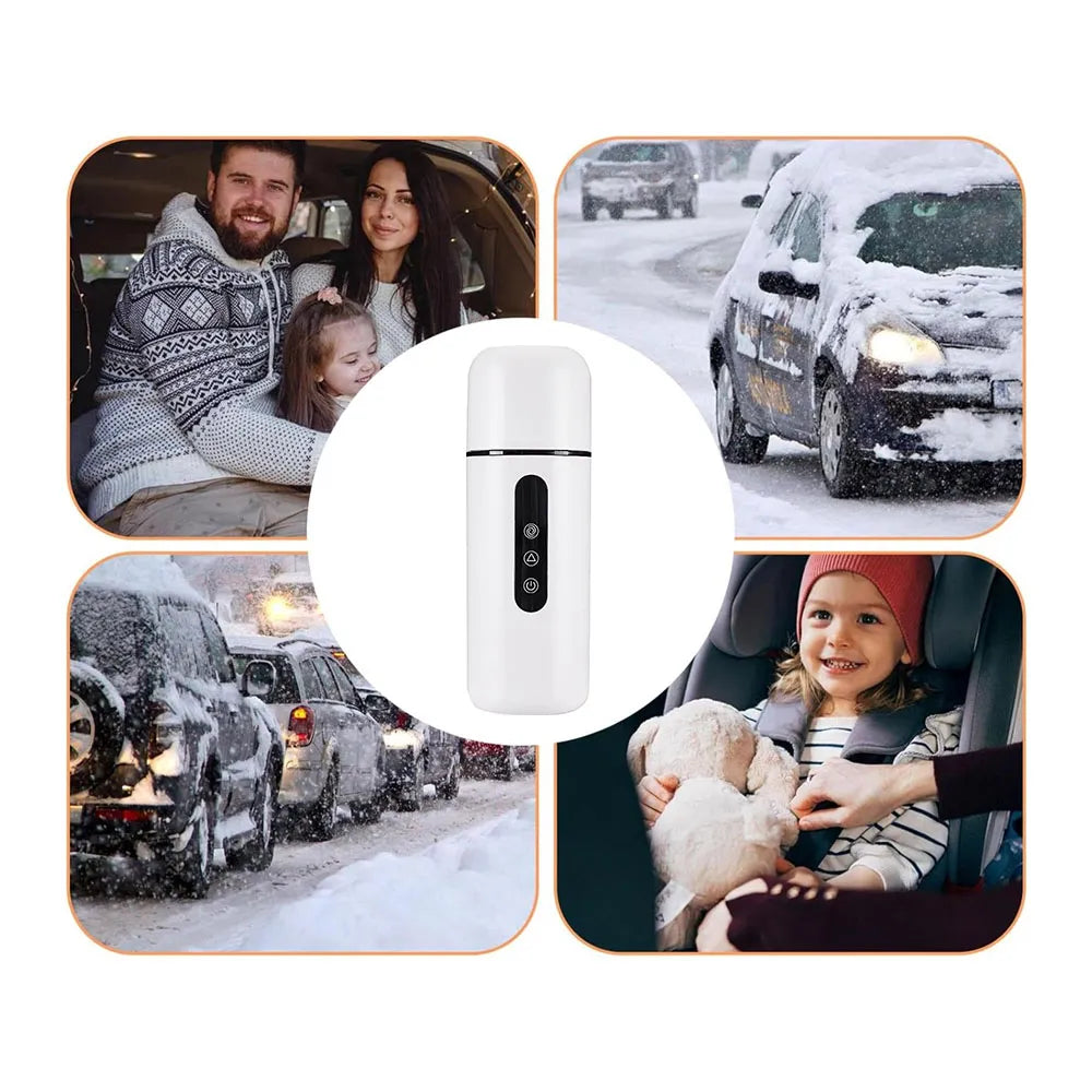 Electric Portable Coffee and Tea Car Heating Bottle Kettle with Automatic Stirring 30℃ to 100℃