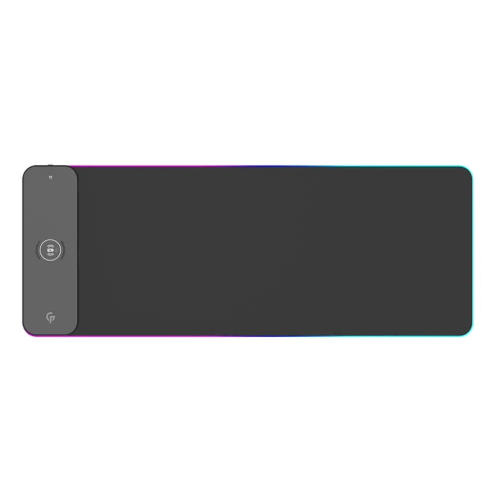 Porodo RGB Gaming Mouse Pad with 15W Fast Wireless Charger – Black