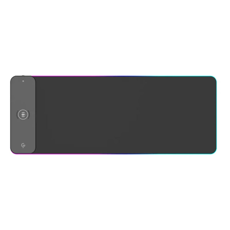 Porodo RGB Gaming Mouse Pad with 15W Fast Wireless Charger – Black