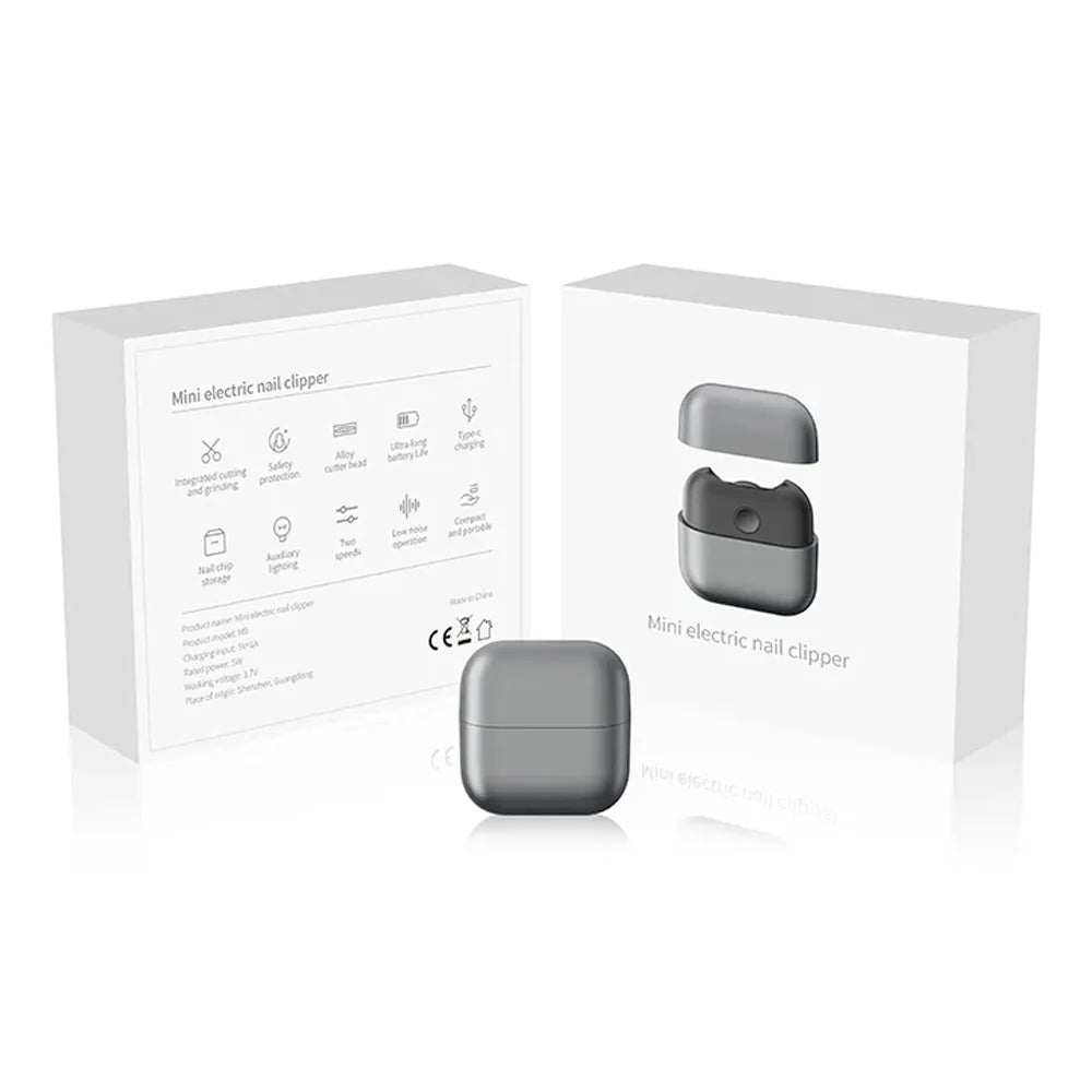 Rechargeable Automatic Nail Clipper-white