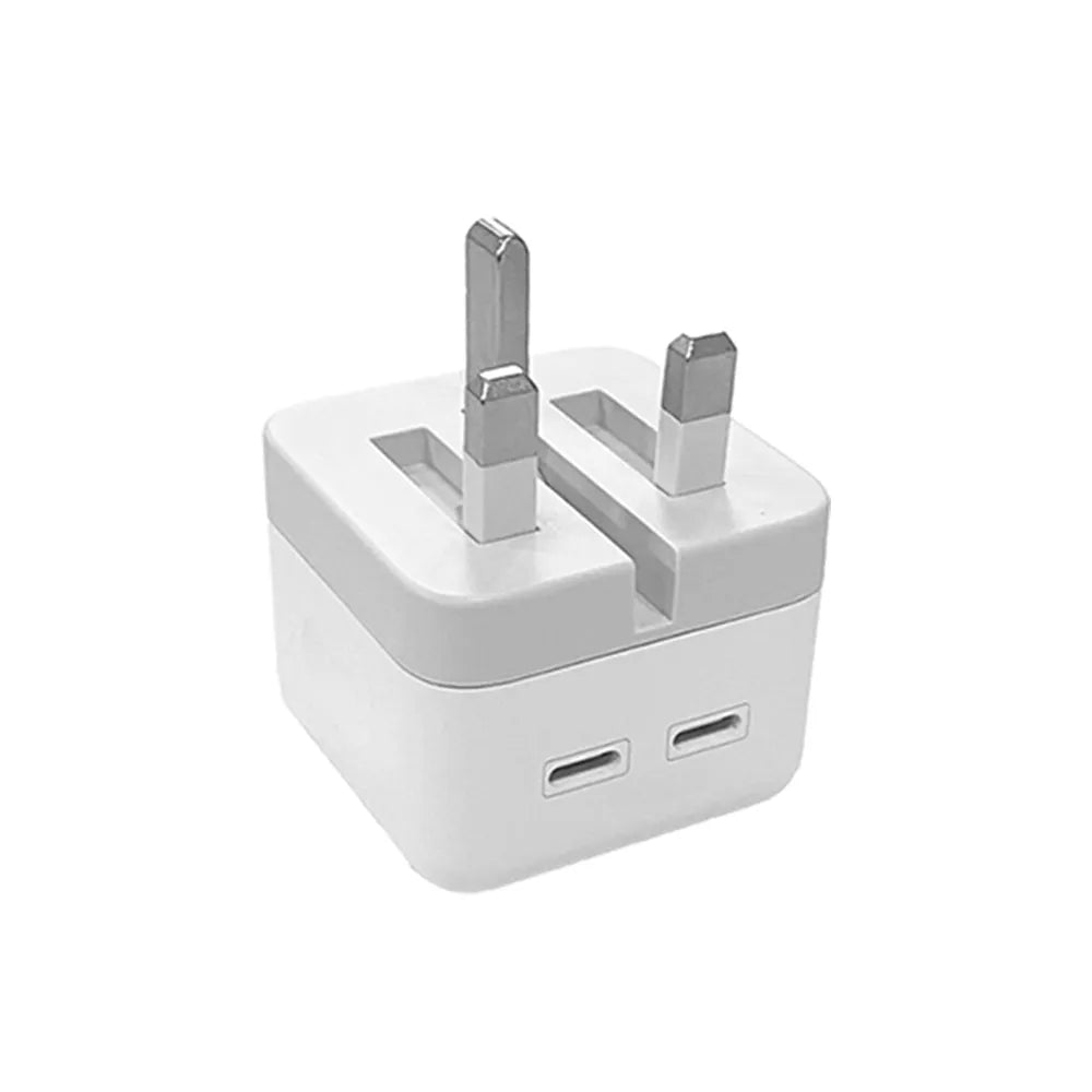 Pama 50W Power Adapter with 3A Type-C to C and PD20W C to Lightning Data Cable