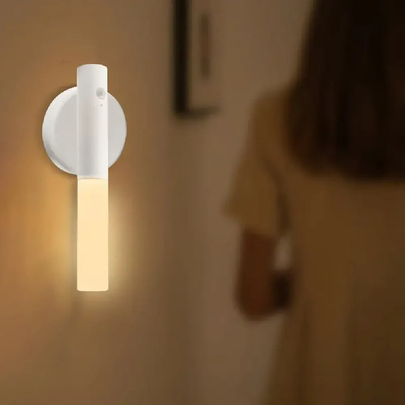 Chilvane Magnetic Motion Sensor Indoor Night Light 500mAh USB Rechargeable 8 Hours Battery Life